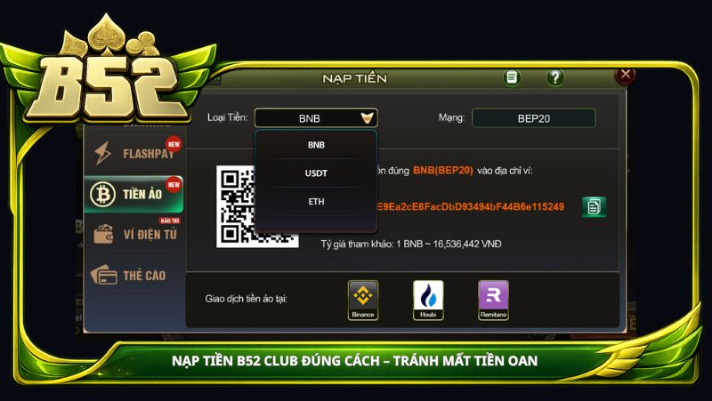 Nạp tiền B52 Club đúng cách – tránh mất tiền oan