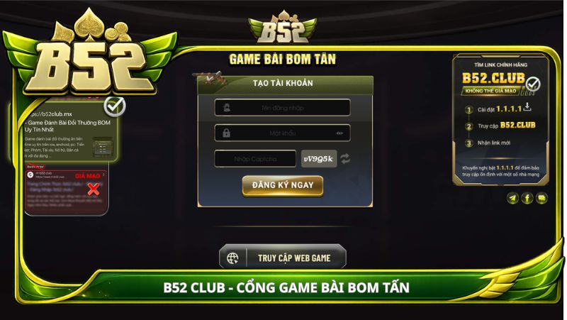 B52club: Cổng Game Bài bom Tấn